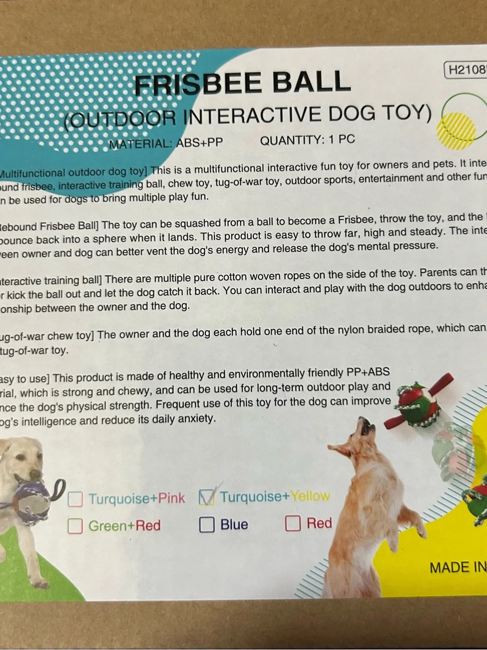 Dog Frisbee Toy